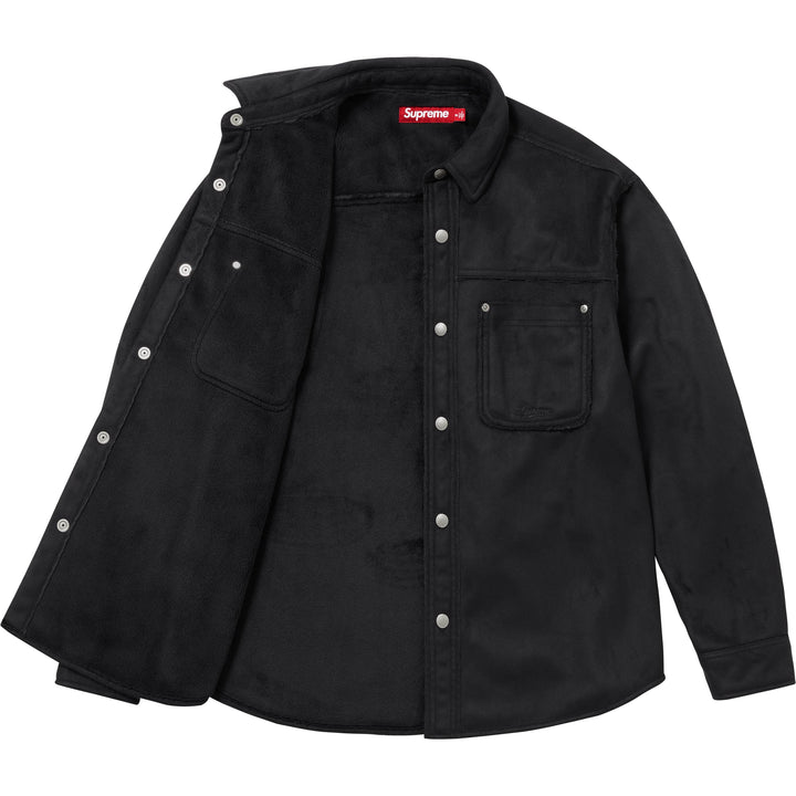 Faux Suede Snap Shirt - Shop - Supreme