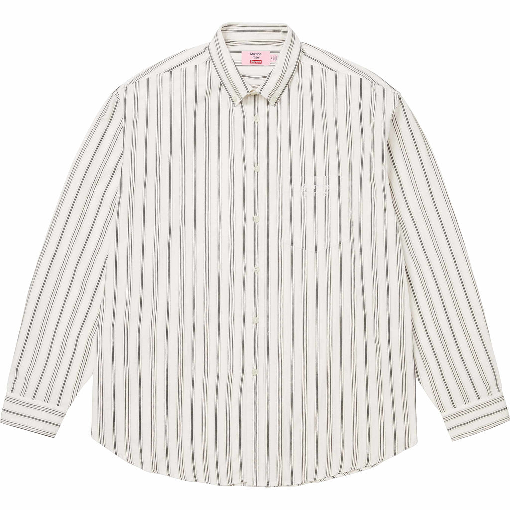 Supreme®/Martine Rose® Metallic Stripe Shirt
