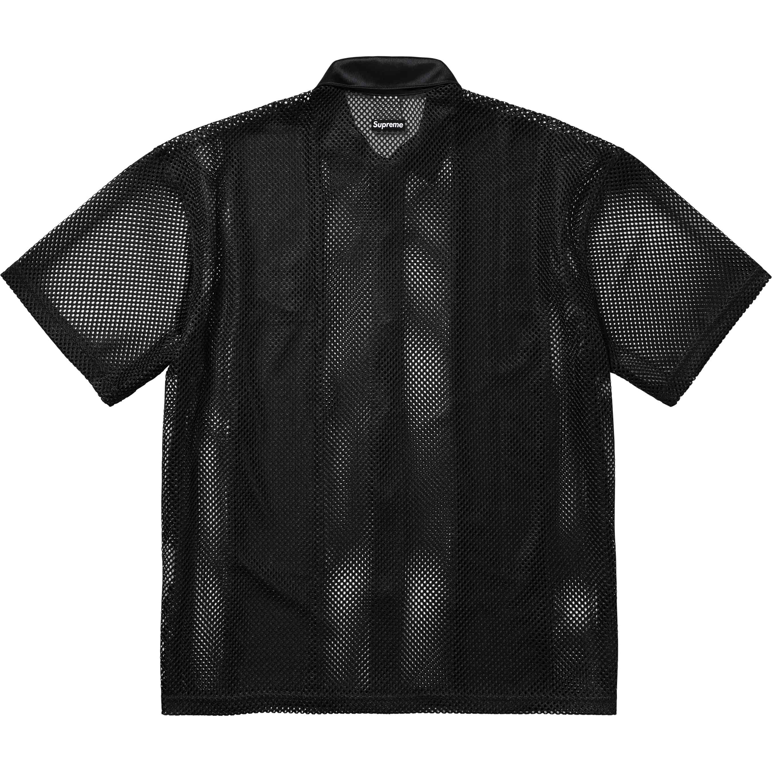 アノラック【激少品】Supreme x Nike Mesh S/S Shirt Black