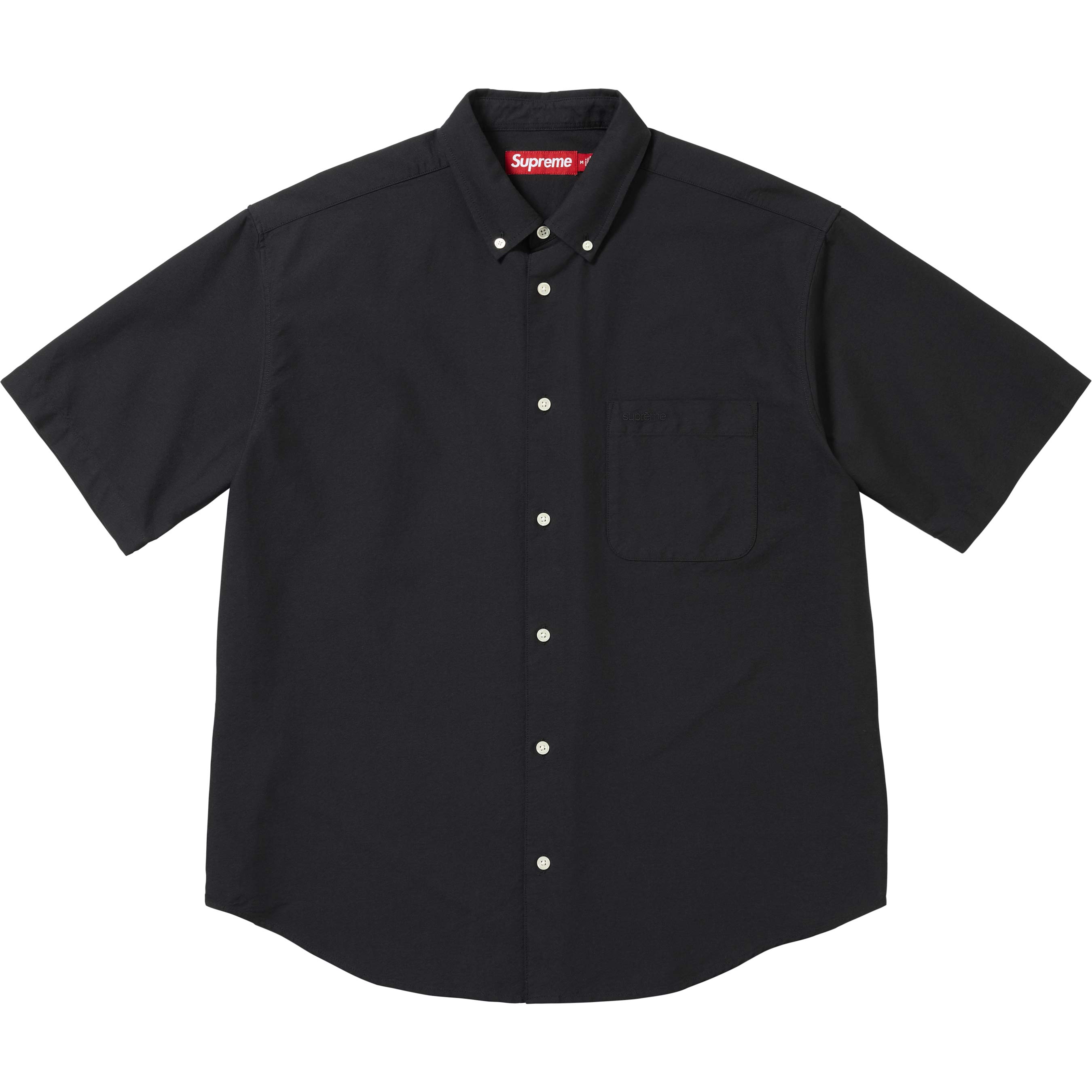S1_SS26_LooseFitOxfordSS_Black