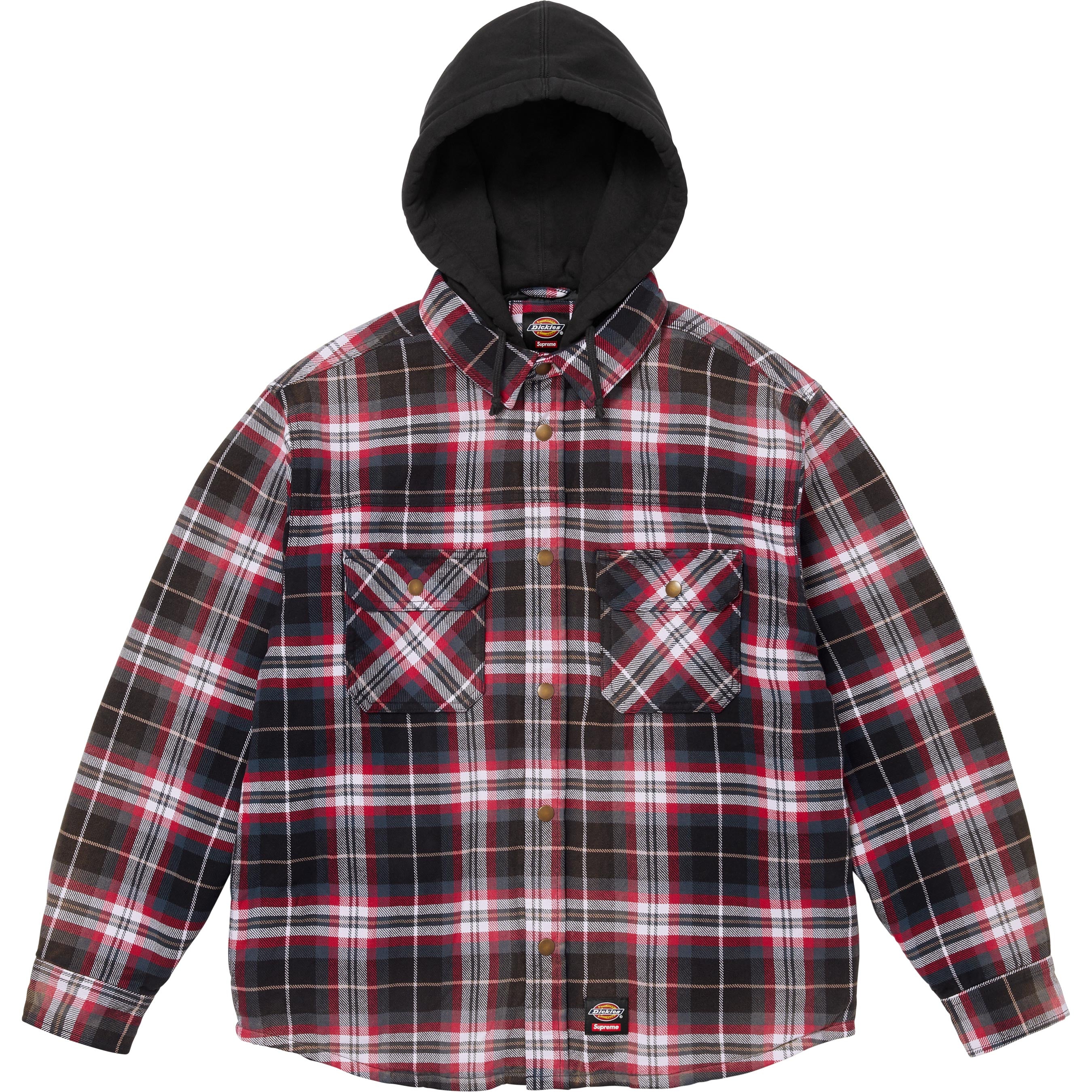 ゆーや。様専SupremePrintedHoodedFlannel shirts Supreme®/Dickies® Lined Zip Up Hooded Flannel Shirt - Shop