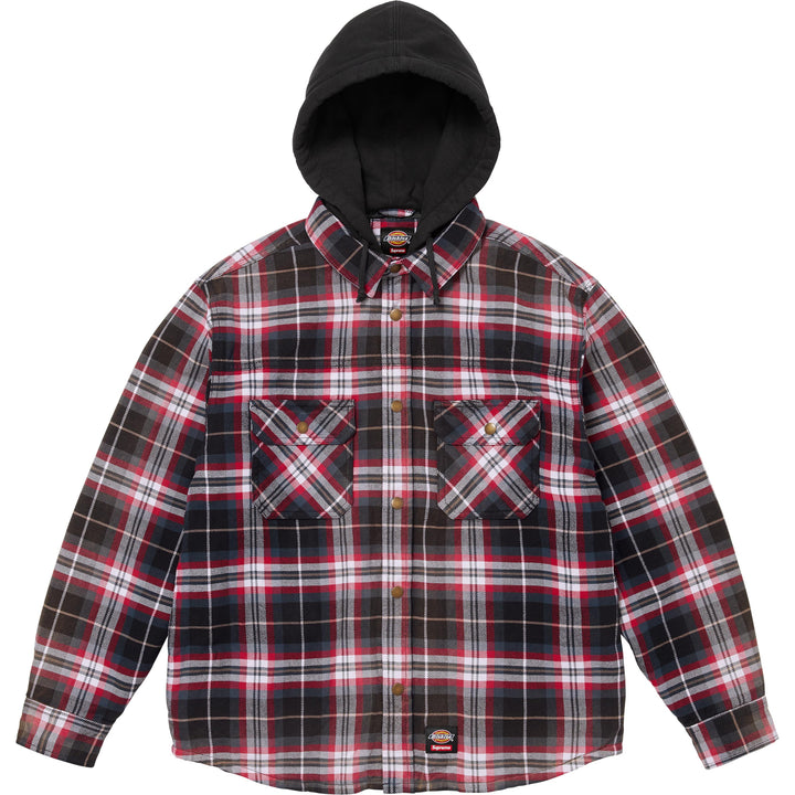 Supreme®/Dickies® Lined Zip Up Hooded Flannel Shirt - Shop