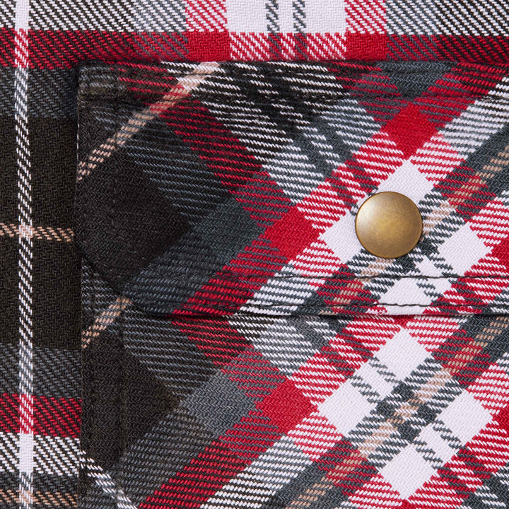 Supreme®/Dickies® Lined Zip Up Hooded Flannel Shirt