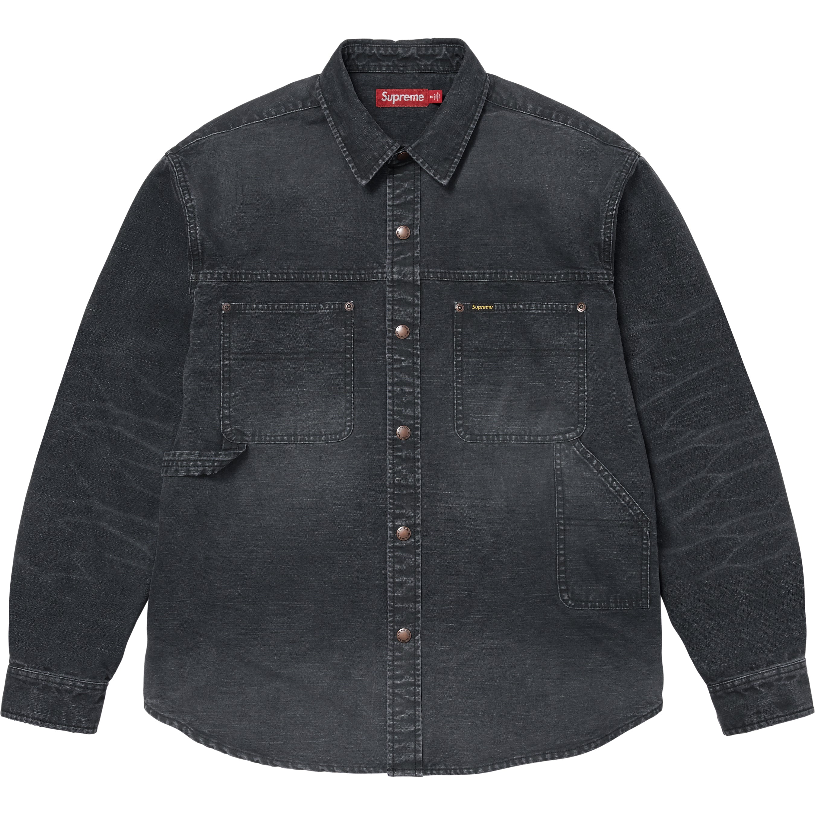 Worn Snap Painter Shirt - Shop - Supreme