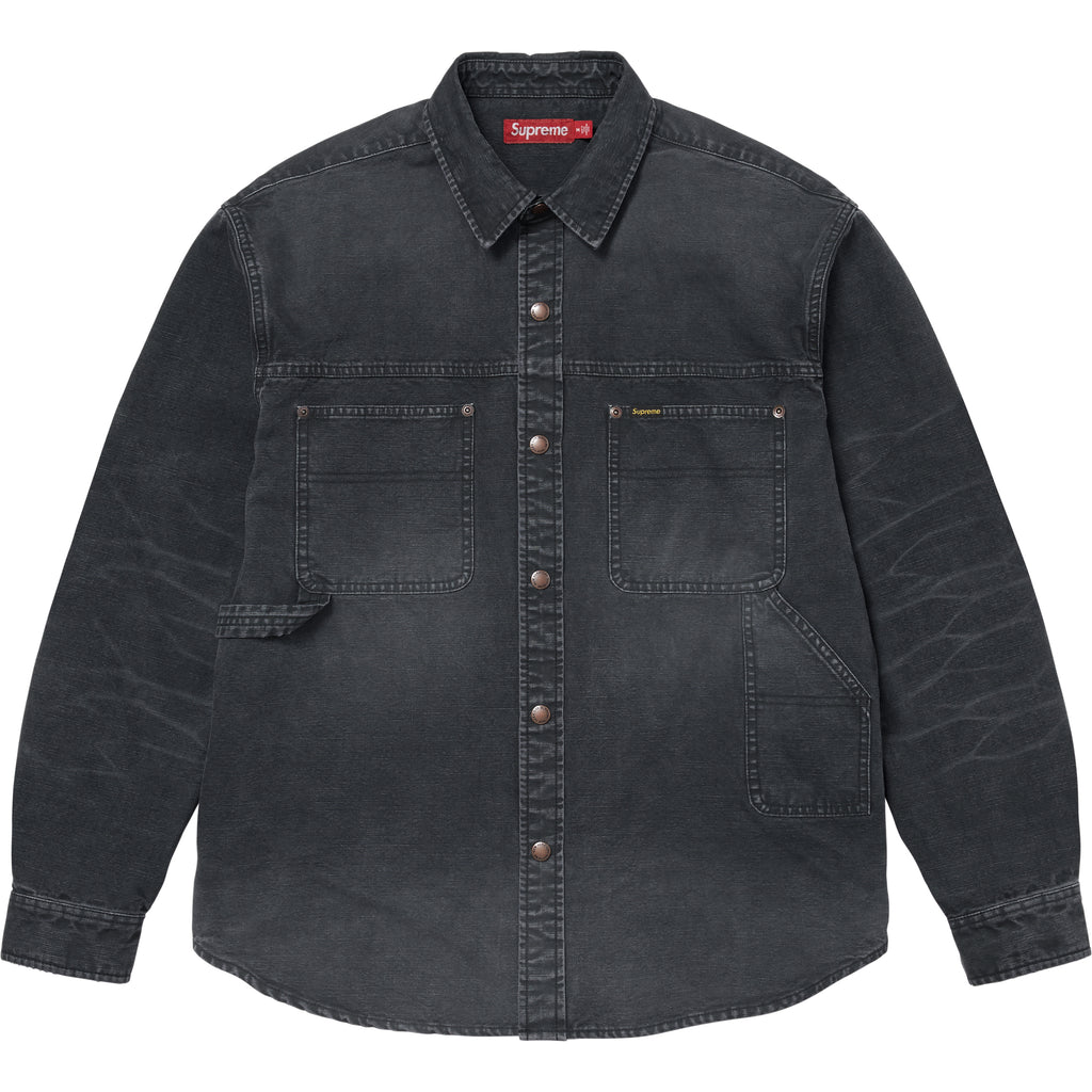 Worn Snap Painter Shirt - Shop - Supreme