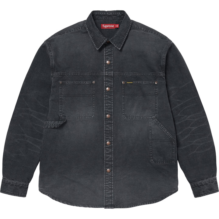 トップス Supreme Worn Snap Painter Shir Worn Snap Painter Shirt - Shop - Supreme