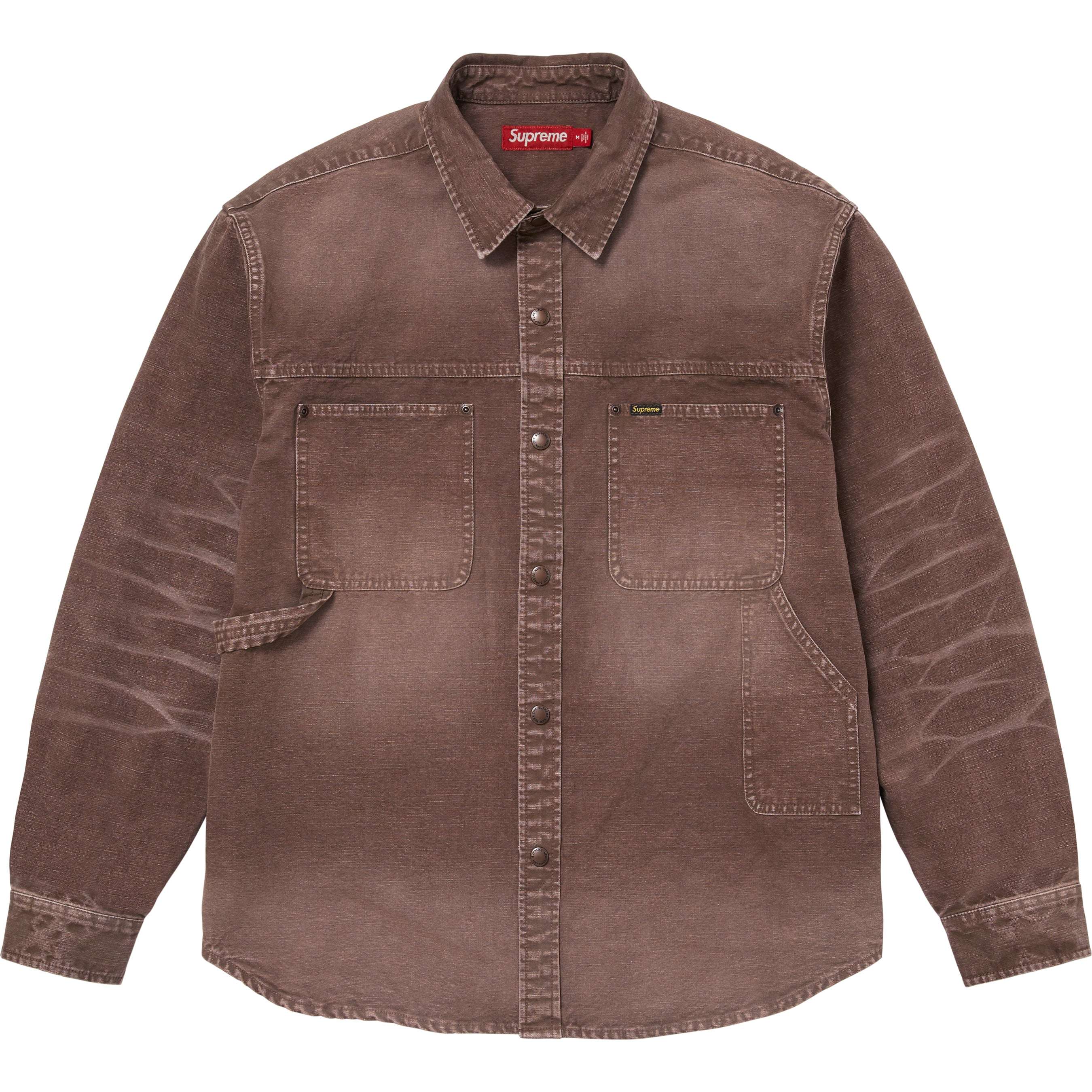 トップス Supreme Worn Snap Painter Shir Worn Snap Painter Shirt - Shop - Supreme