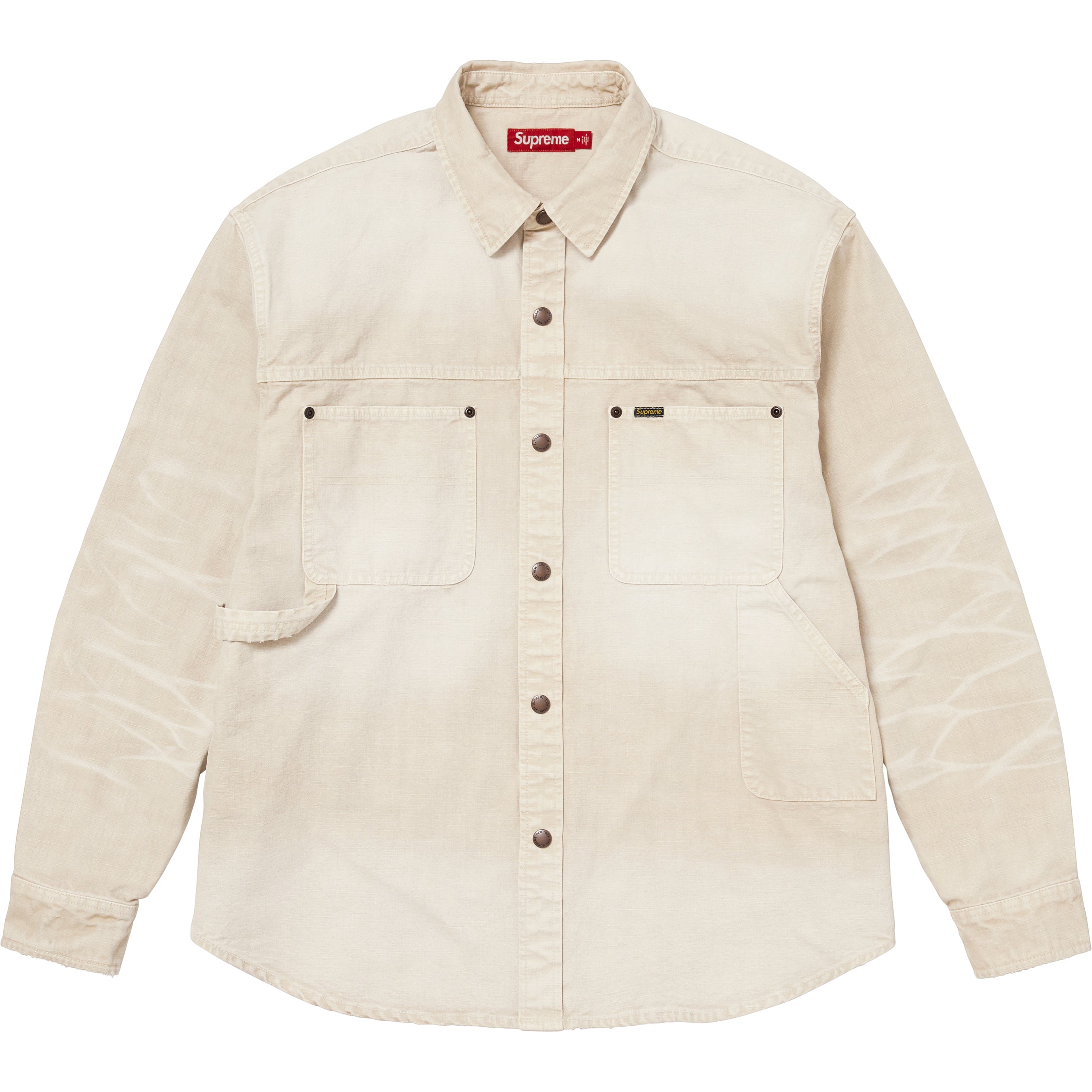 Worn Snap Painter Shirt - Shop - Supreme