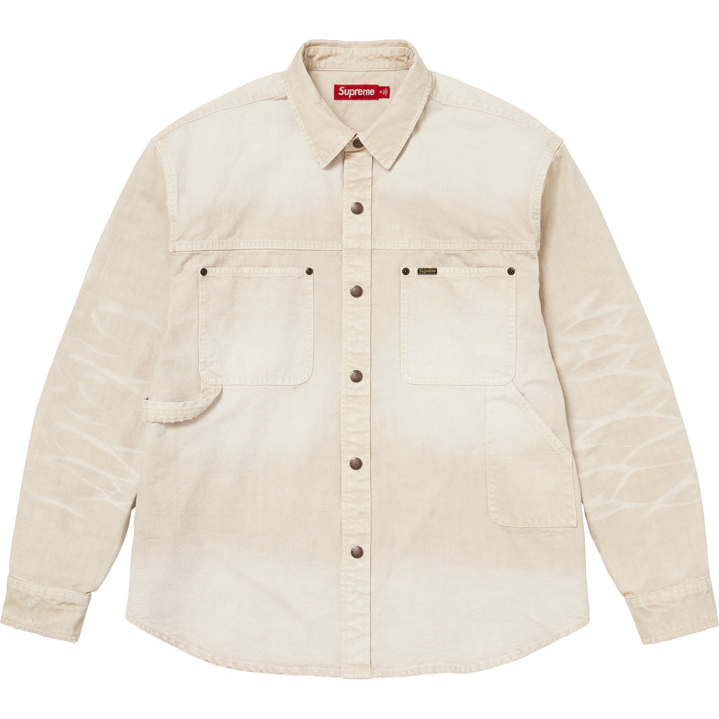 Worn Snap Painter Shirt - Shop - Supreme