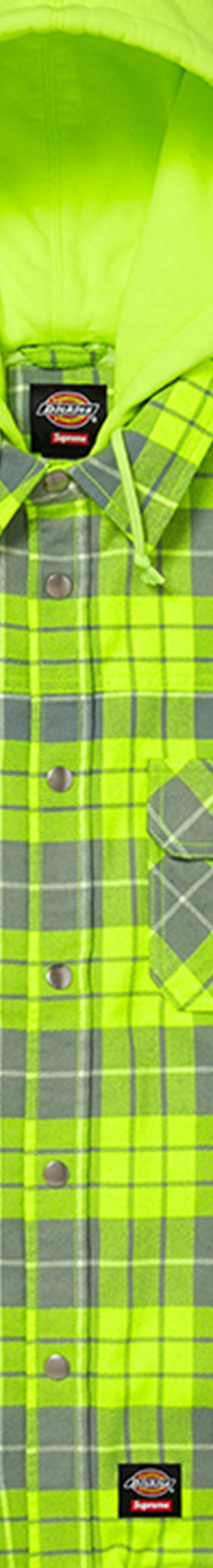 Supreme®/Dickies® Lined Zip Up Hooded Flannel Shirt-7