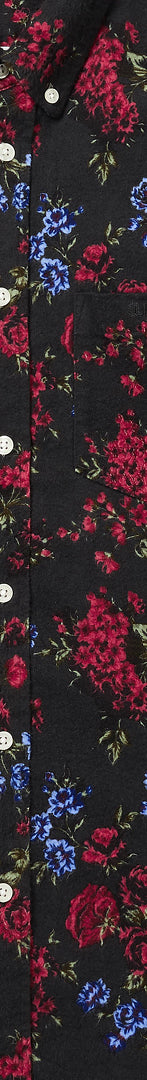 Floral Flannel Shirt