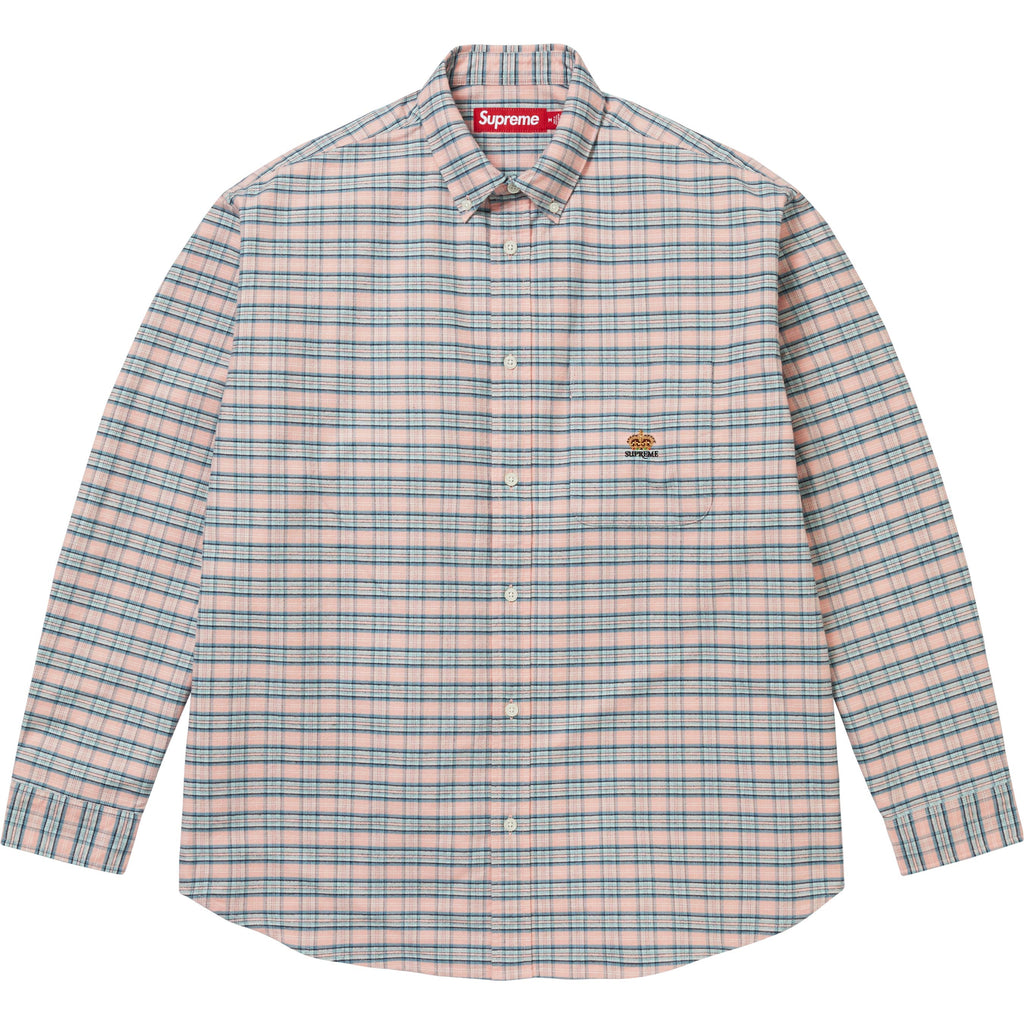 トップス Supreme Loose Fit Flannel oxford Shirt Loose Fit Flannel Oxford Shirt - Shop - Supreme