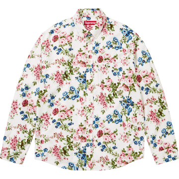 Supreme シュプリーム チェックシャツ 長袖 バラ 薔薇 花柄 L Shop - Supreme