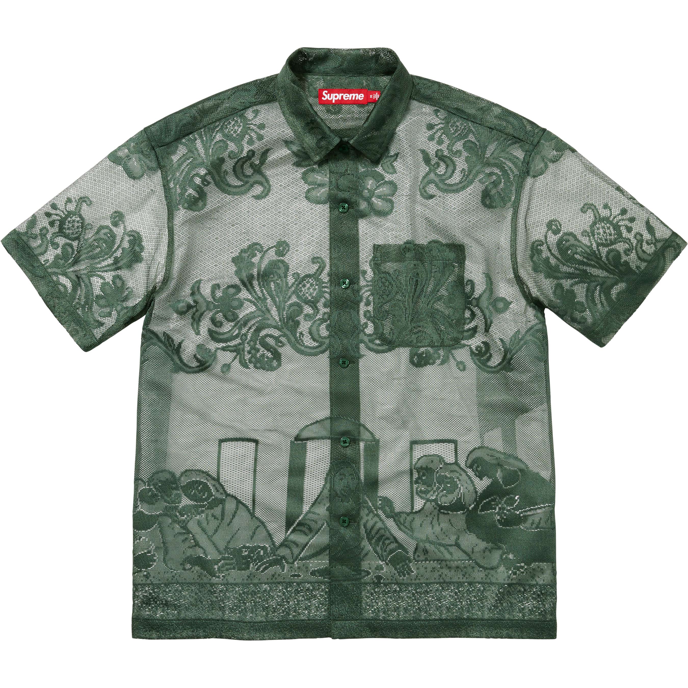 Last Supper Lace S/S Shirt - Shop - Supreme