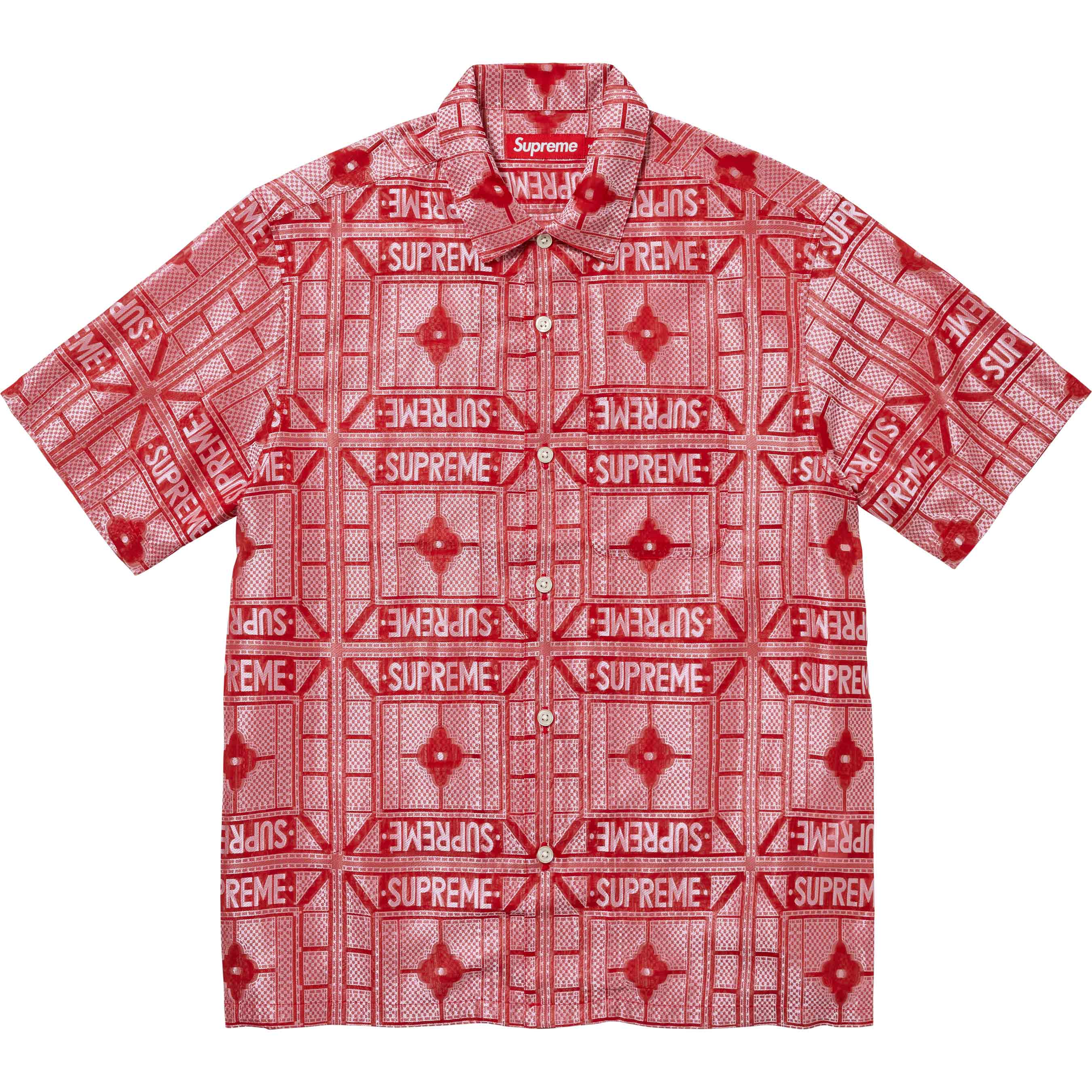 Tray Jacquard S/S Shirt - Shop - Supreme