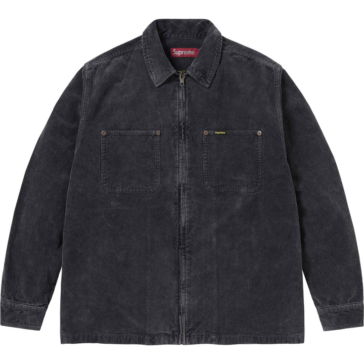 Washed Corduroy Zip Up Shirt - Shop - Supreme