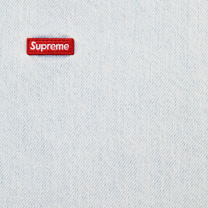 トップス Supreme Small Box Shirt \"White Denim\" S Supreme Small Box Shirt Washed Denim