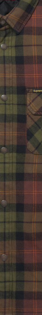 Quilted Lined Flannel Snap Shirt