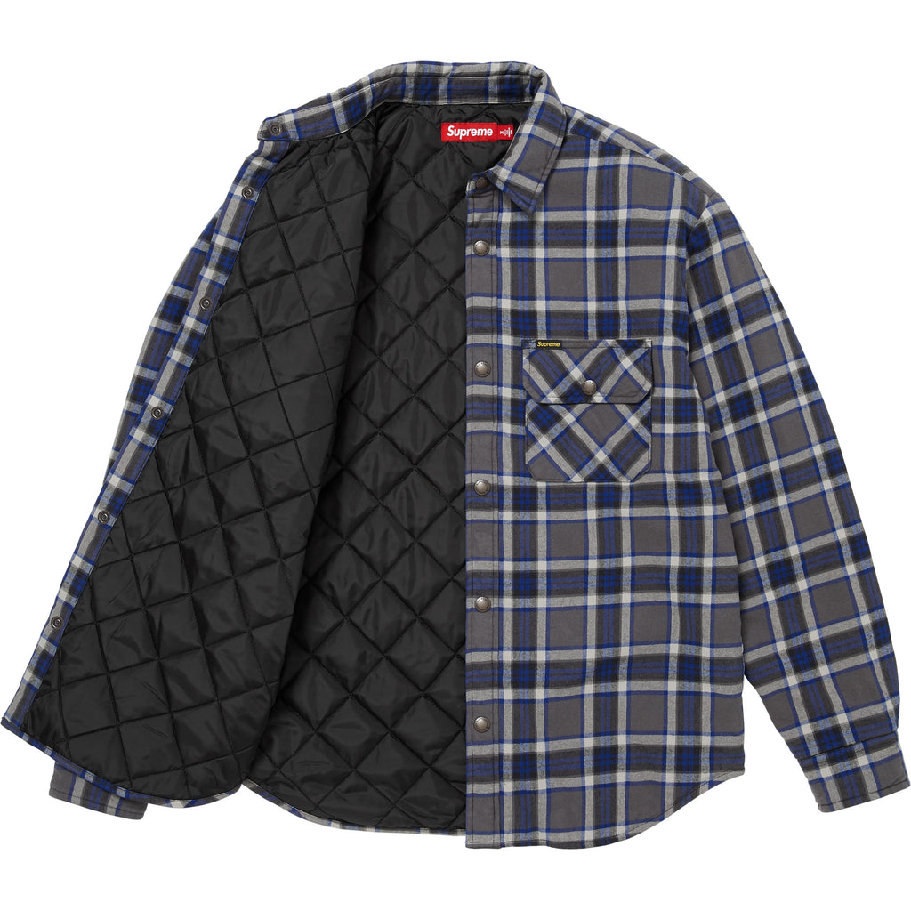 Quilted Lined Flannel Snap Shirt - Shop - Supreme