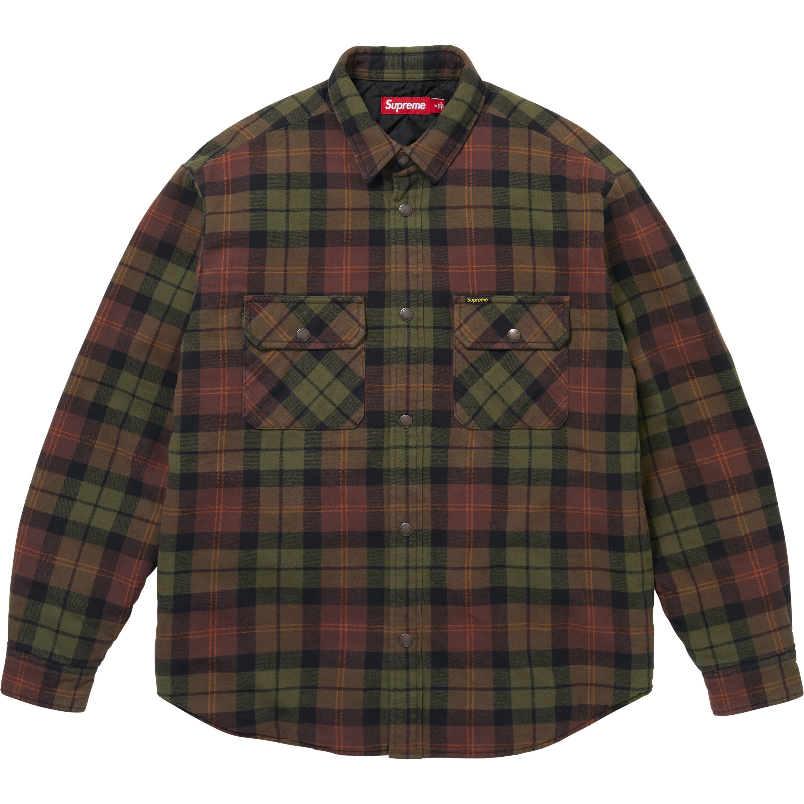 Quilted Lined Flannel Snap Shirt - Shop - Supreme