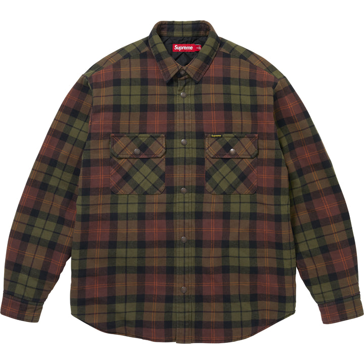 Quilted Lined Flannel Snap Shirt - Shop - Supreme
