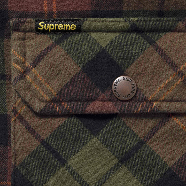Quilted Lined Flannel Snap Shirt - Shop - Supreme