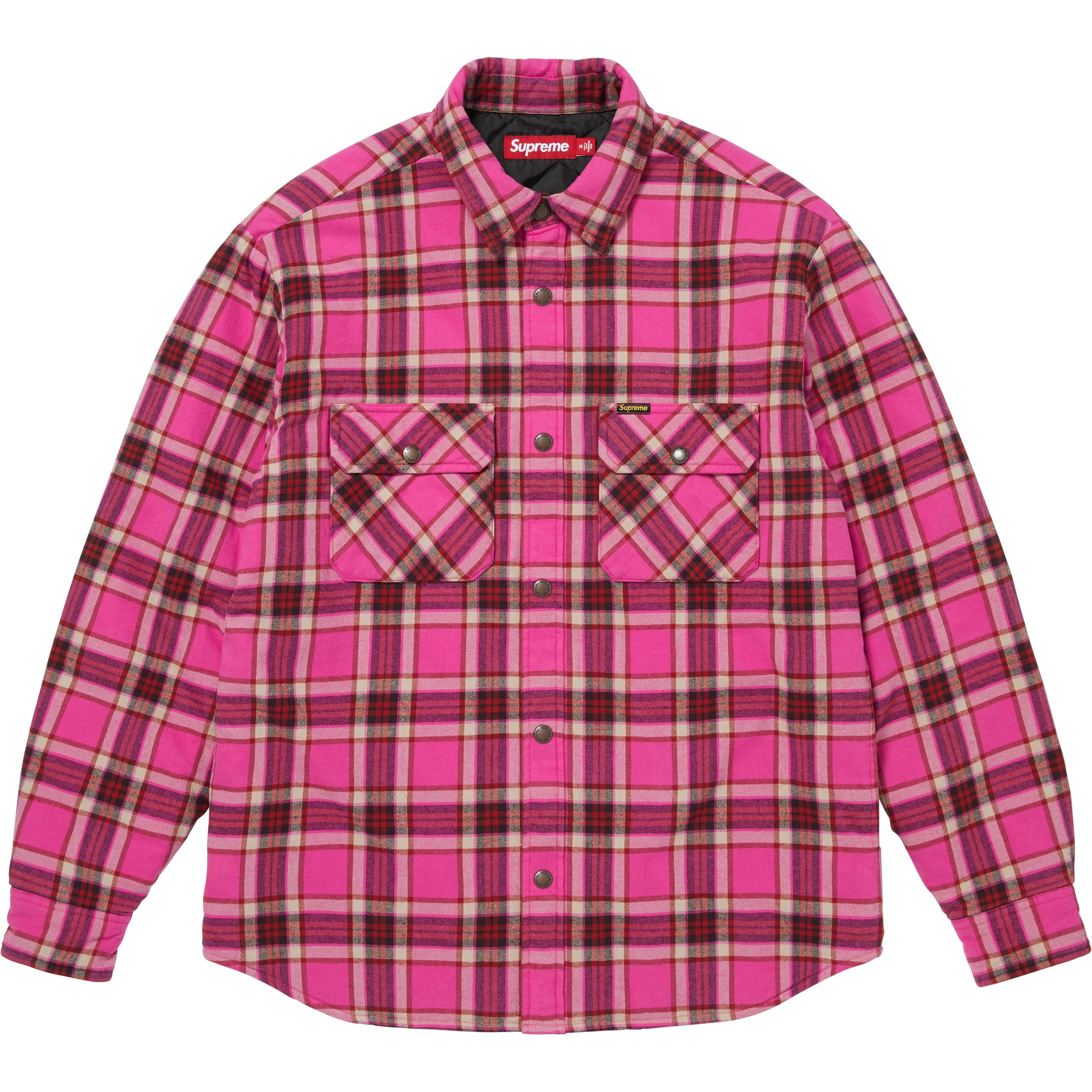 Quilted Lined Flannel Snap Shirt - Shop - Supreme