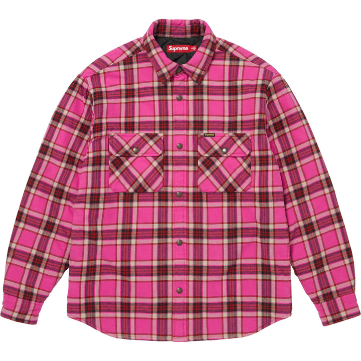 supreme ネルシャツ Sサイズ Quilted Lined Flannel Snap Shirt - Shop - Supreme