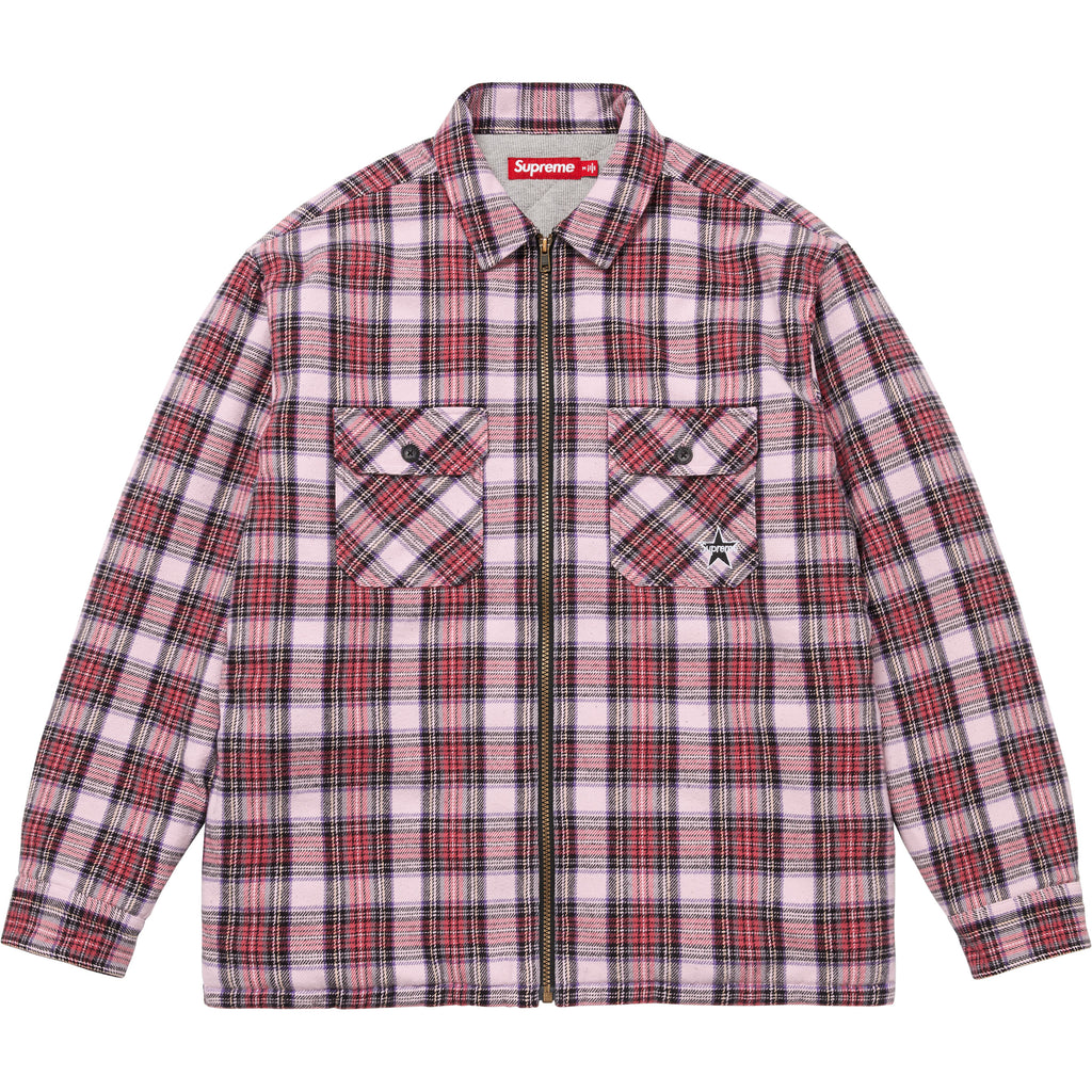 Thermal Lined Zip Up Flannel Shirt - Shop - Supreme