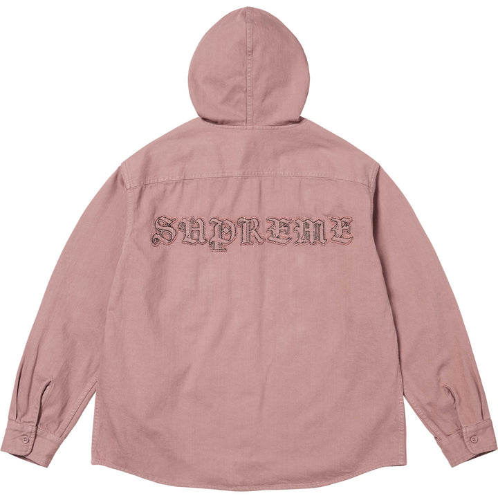 【DISCERNMENT】Kitsch Cap Hooded Shirt Jacket Hooded Denim Shirt - Shop - Supreme