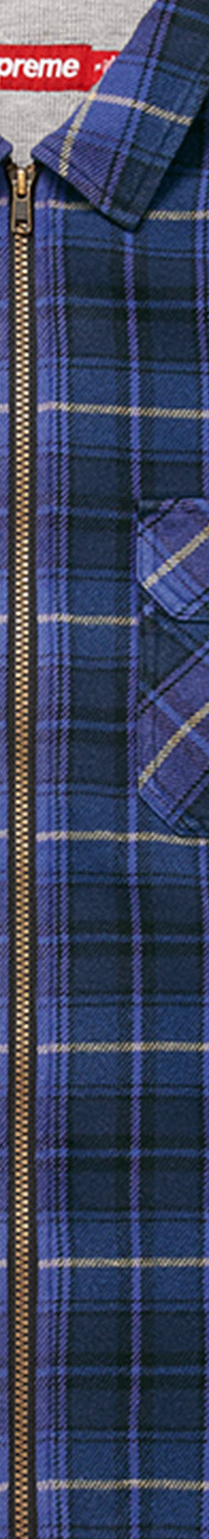 Thermal Lined Zip Up Flannel Shirt - Shop - Supreme