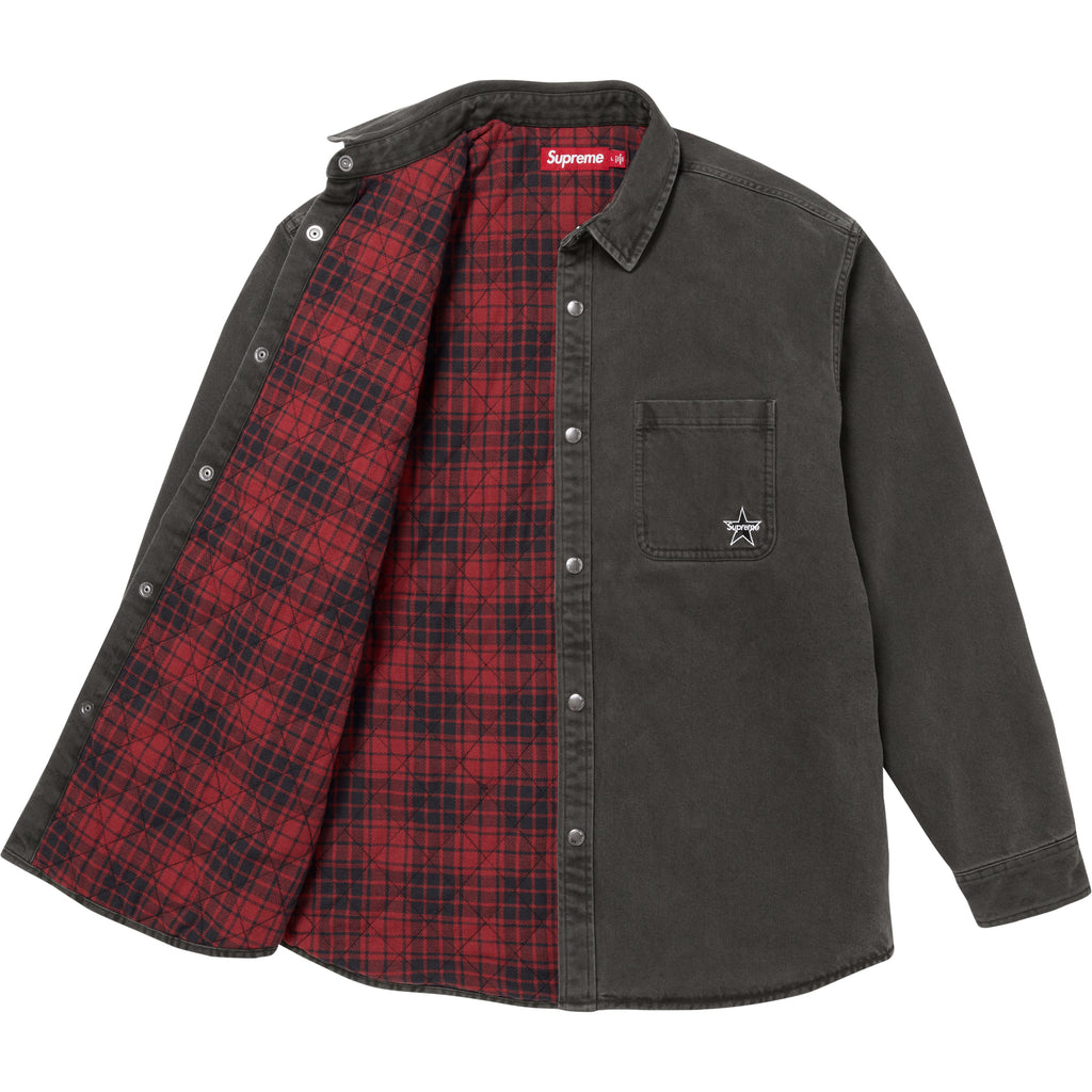 トップス Supreme lined flannel snap shirt Supreme Lined Flannel Snap Shirt (FW23) - $148