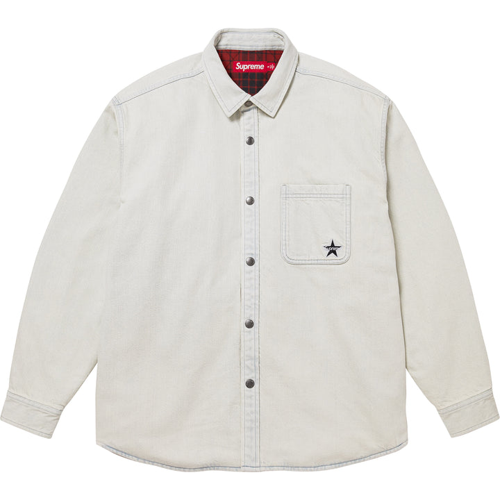 supreme シュプリーム Quilted Lined Denim Snap Shirt - Shop - Supreme