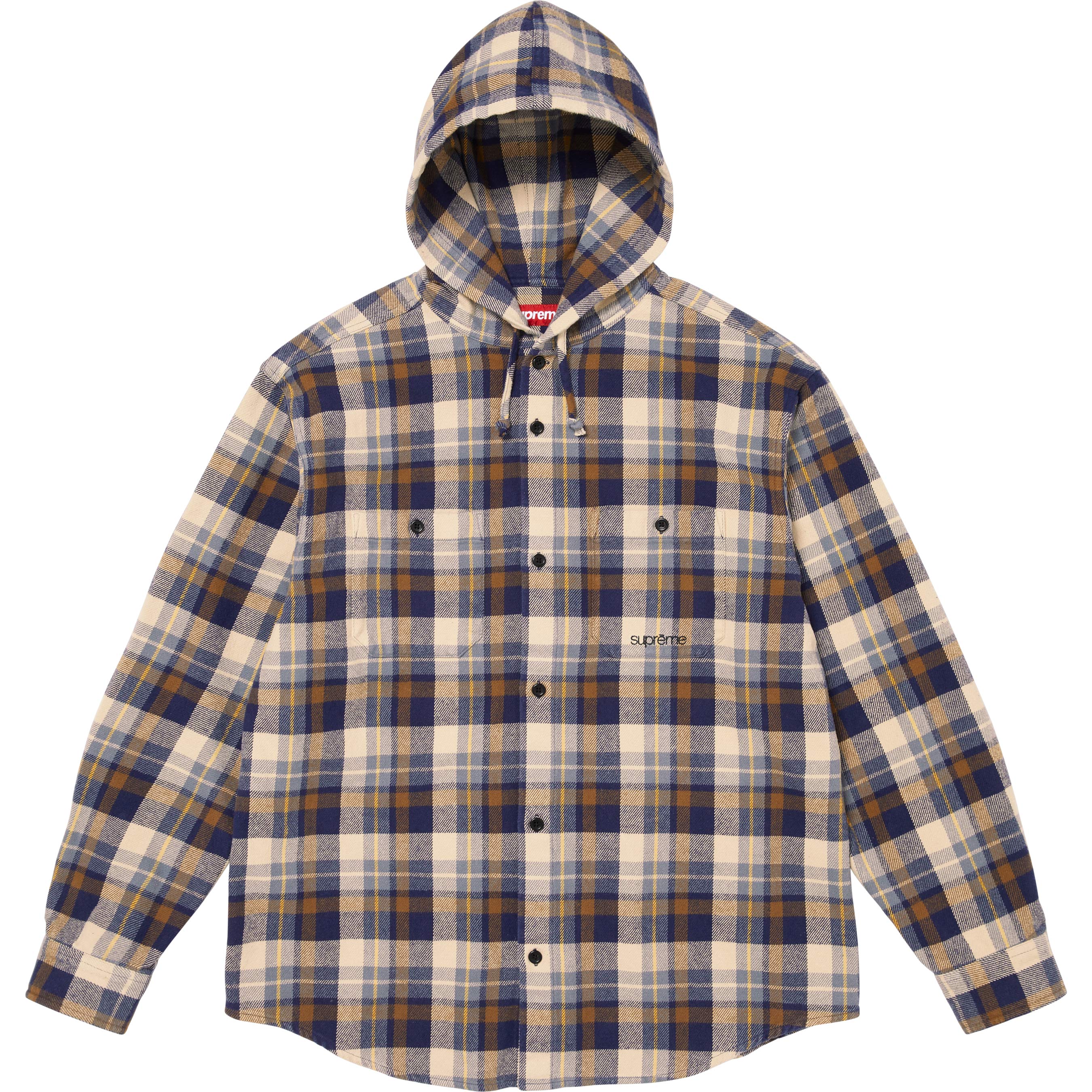 Hooded Flannel Shirt - Shop - Supreme