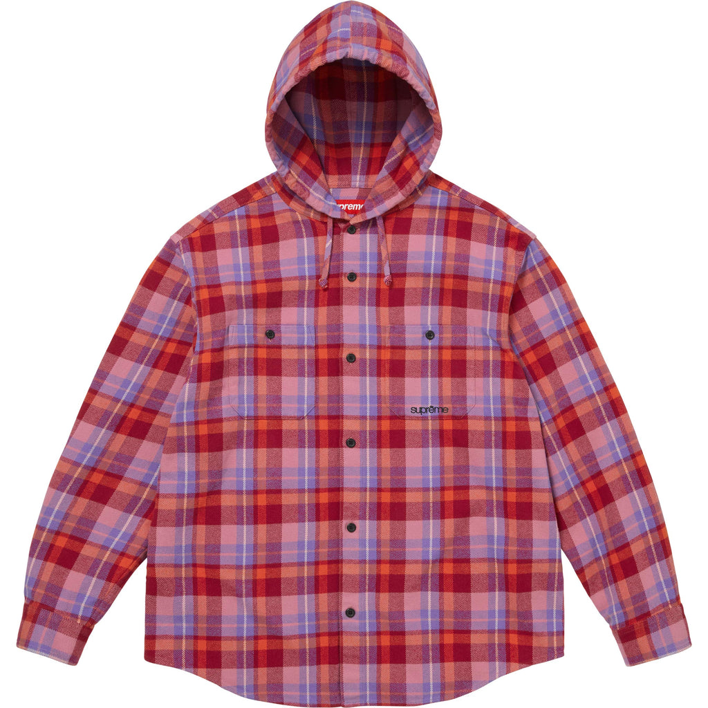Hooded Flannel Shirt - Shop - Supreme