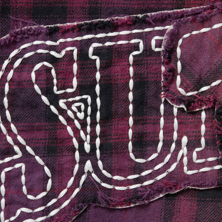Supreme®/True Religion® Quilted Lined Plaid Flannel Shirt-8