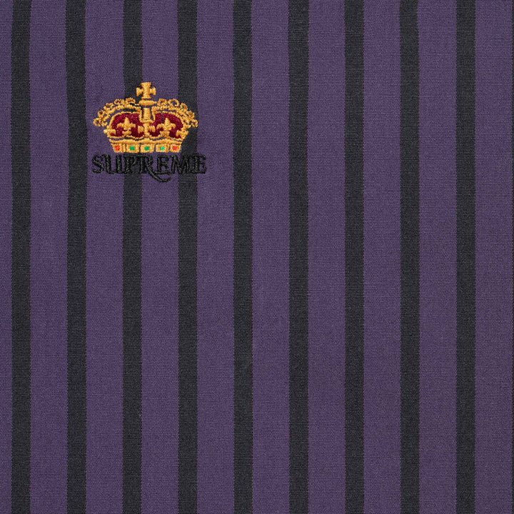 トップス Supreme Stripe Shirt Purple Stripe Shirt - Shop - Supreme