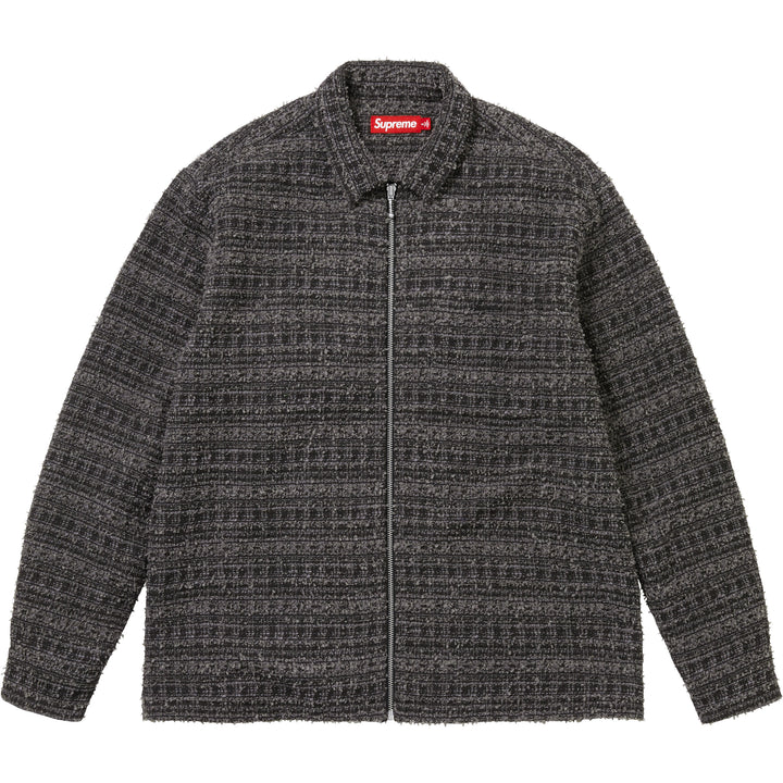 Bouclé Zip Up Shirt - Shop - Supreme