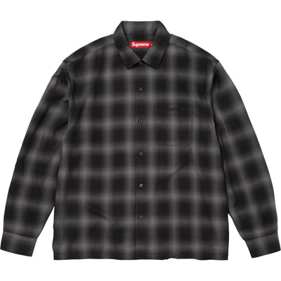 Shadow Plaid Rayon Shirt