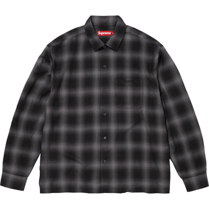 Shadow Plaid Rayon Shirt