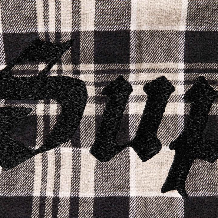 Lined Zip Up Hooded Flannel Shirt-13