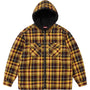 Lined Zip Up Hooded Flannel Shirt