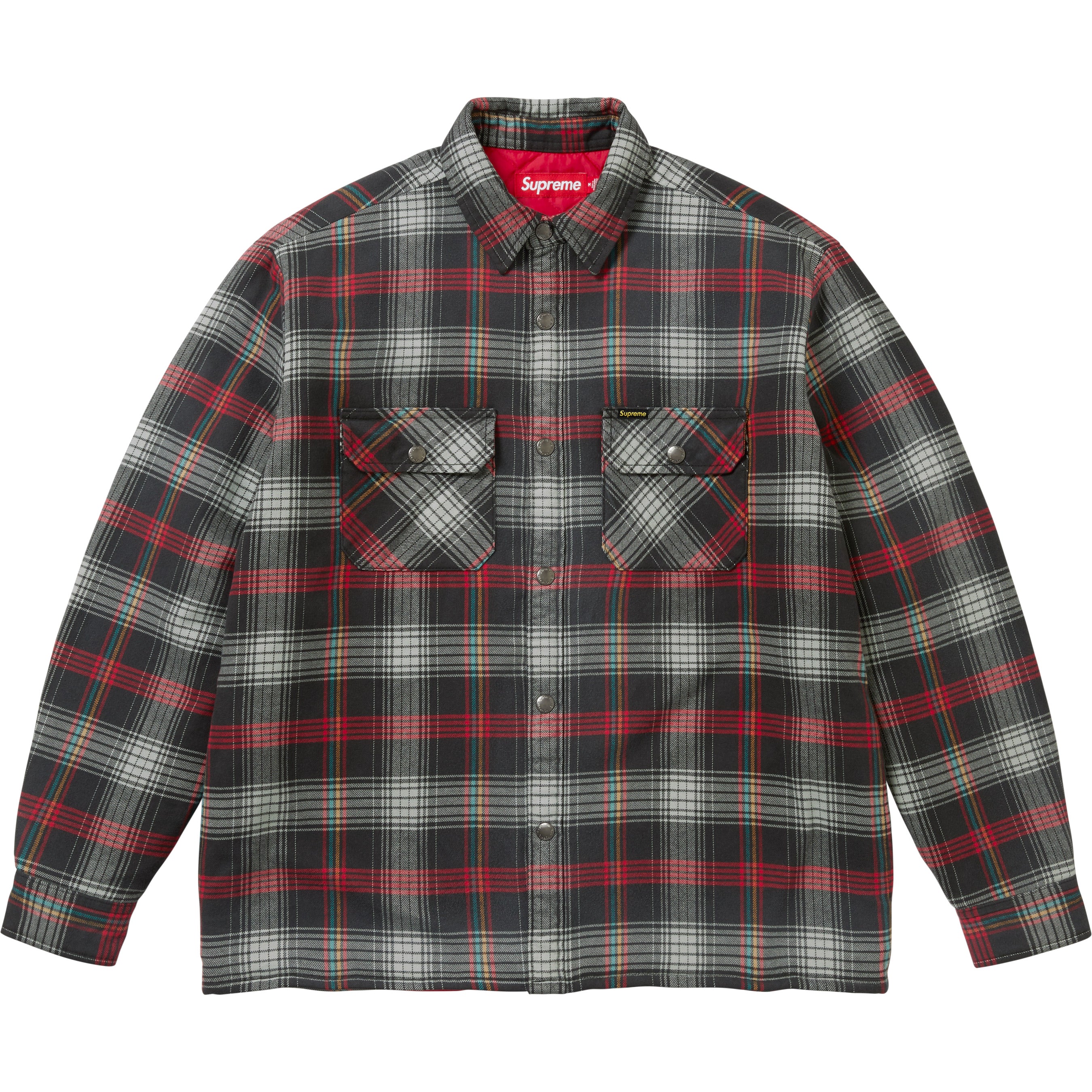Quilted Lined Flannel Snap Shirt - Shop - Supreme