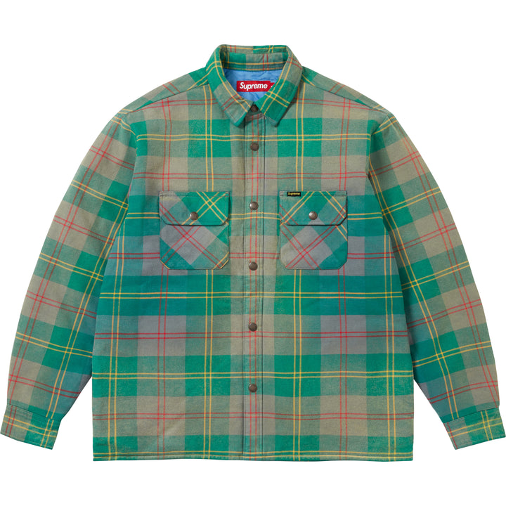 Quilted Lined Flannel Snap Shirt - Shop - Supreme