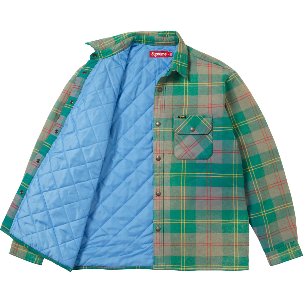 Quilted Lined Flannel Snap Shirt - Image 2