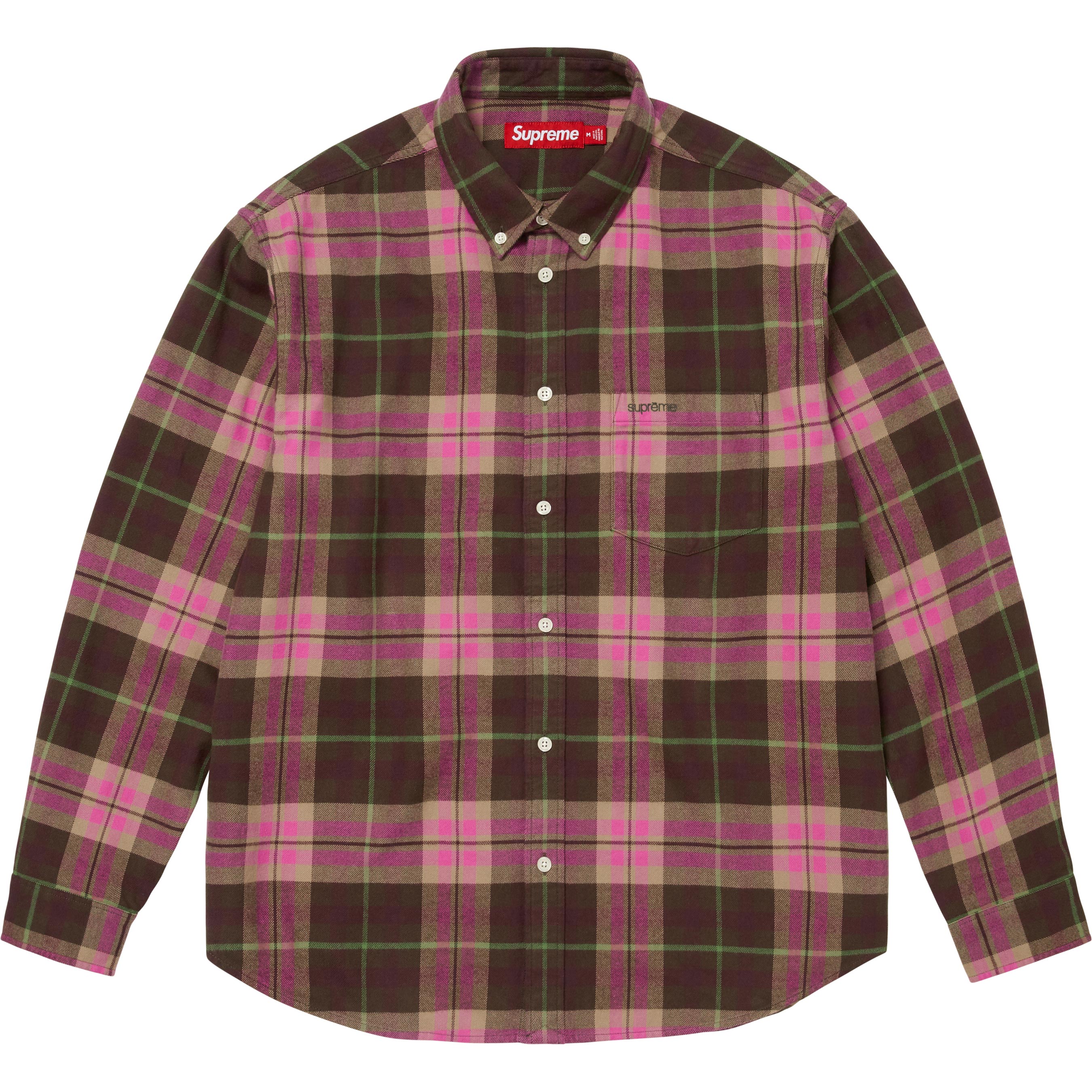 Supreme ストライプカバーオール S Plaid Flannel Shirt - Shop - Supreme