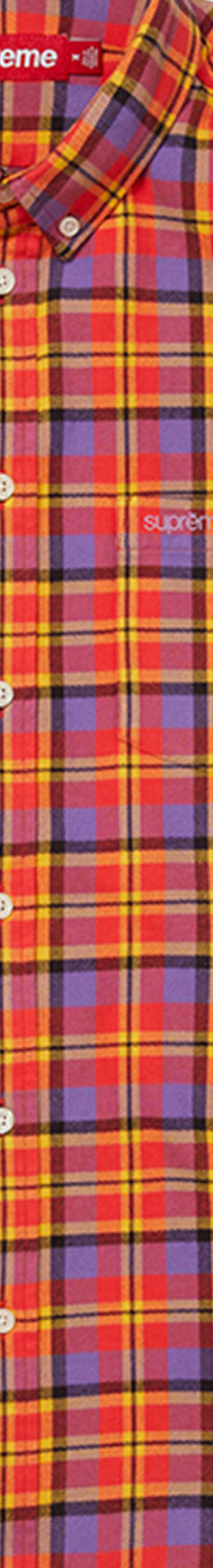 Supreme 25FW Plaid Flannel Shirt