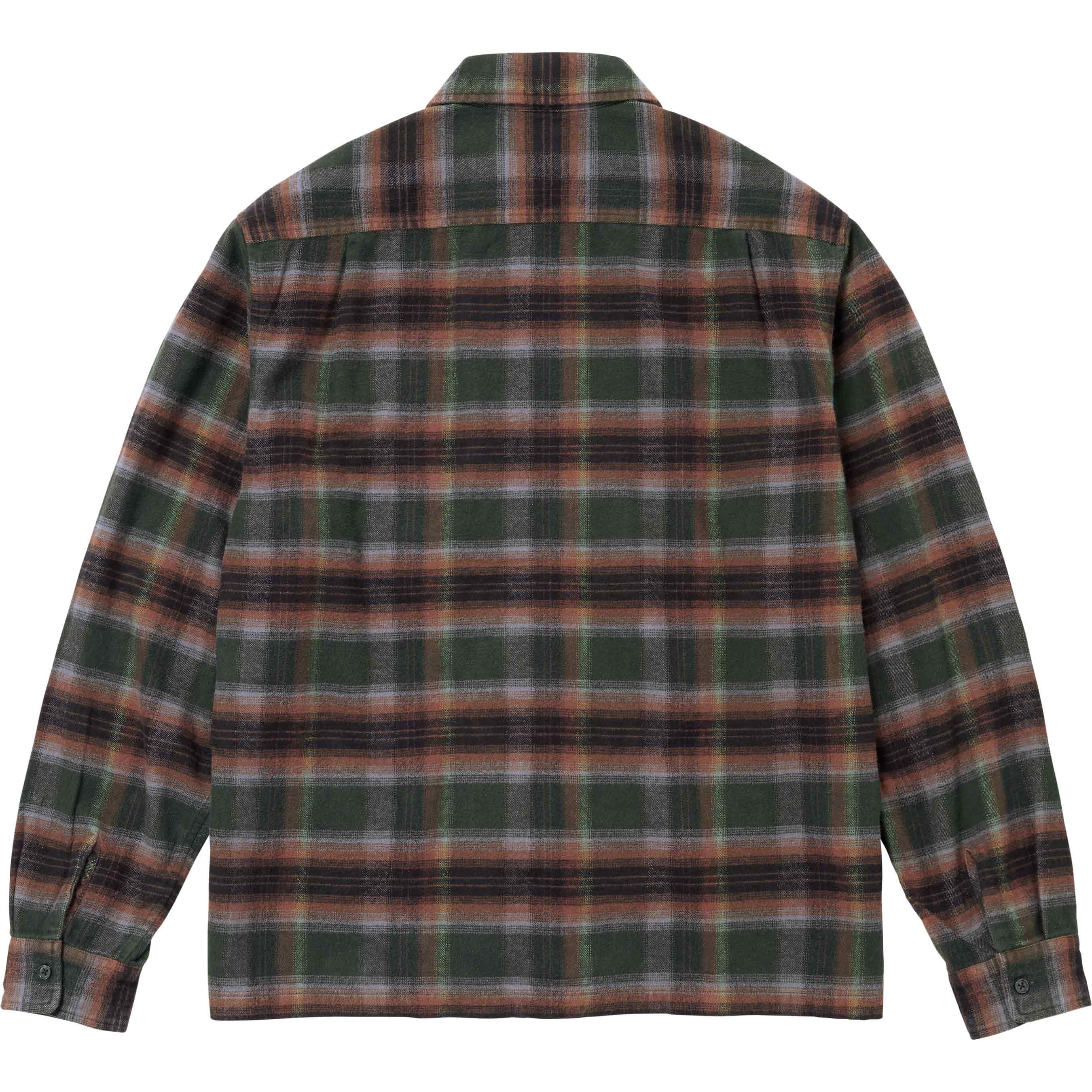 Shadow Plaid Flannel Zip Up Shirt - Shop - Supreme