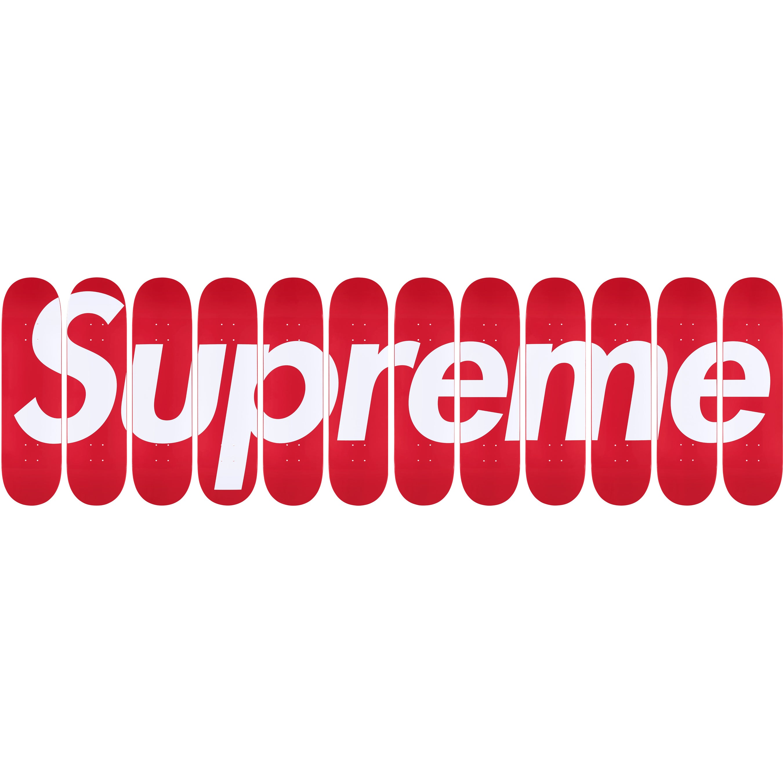 Box Logo Skateboards (Set of 12) - Shop - Supreme