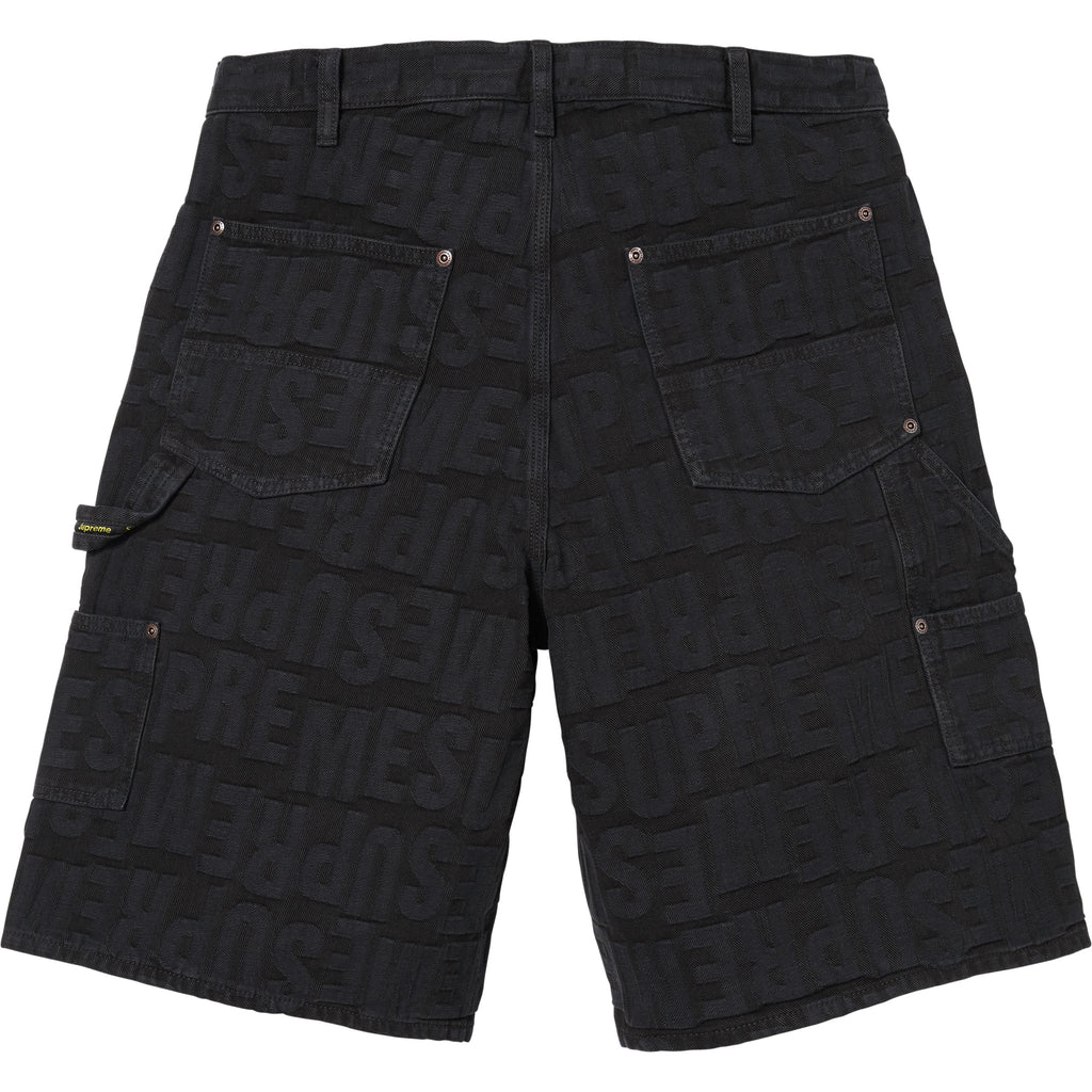Repeat Jacquard Double Knee Denim Short - Shop - Supreme